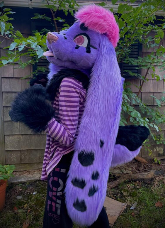 bubble tea boba taro purple pink sweets pup dog puppy long ears